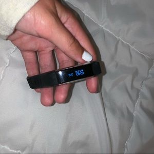 Black Fitbit Alta HR